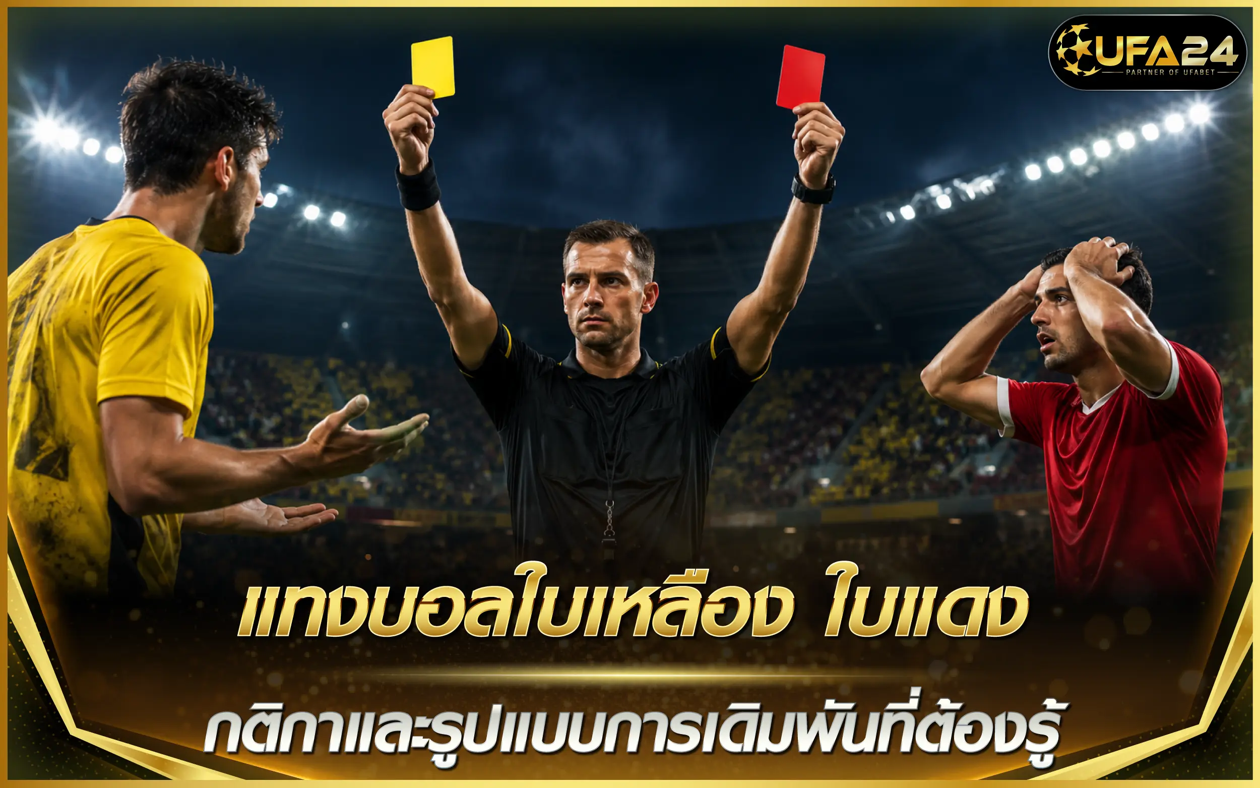 แทงบอลใบเหลือง ใบแดง กติกาและรูปแบบการเดิมพันที่ต้องรู้