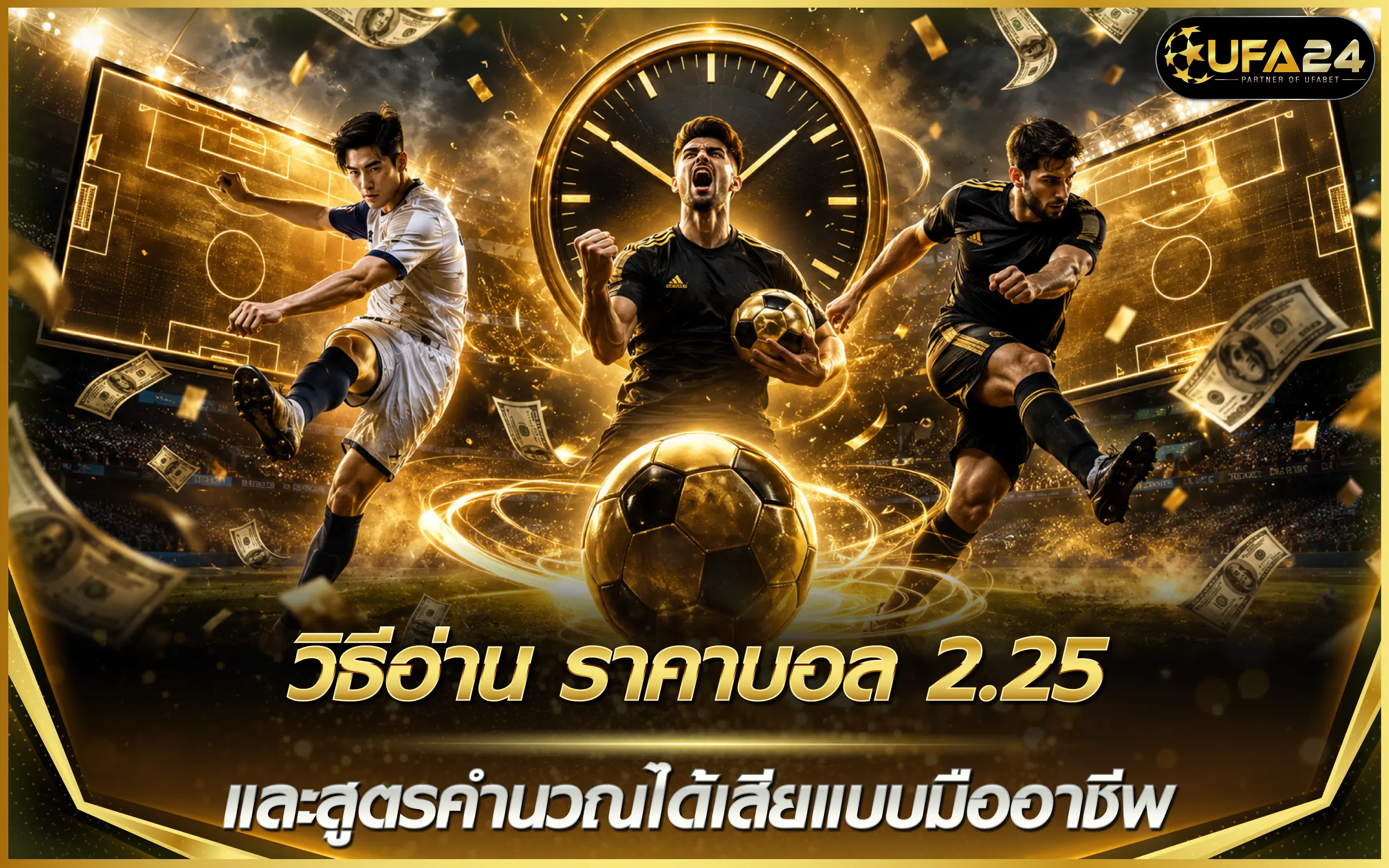 วิธีอ่าน ราคาบอล 2.25 และสูตรคำนวณได้เสียแบบมืออาชีพ