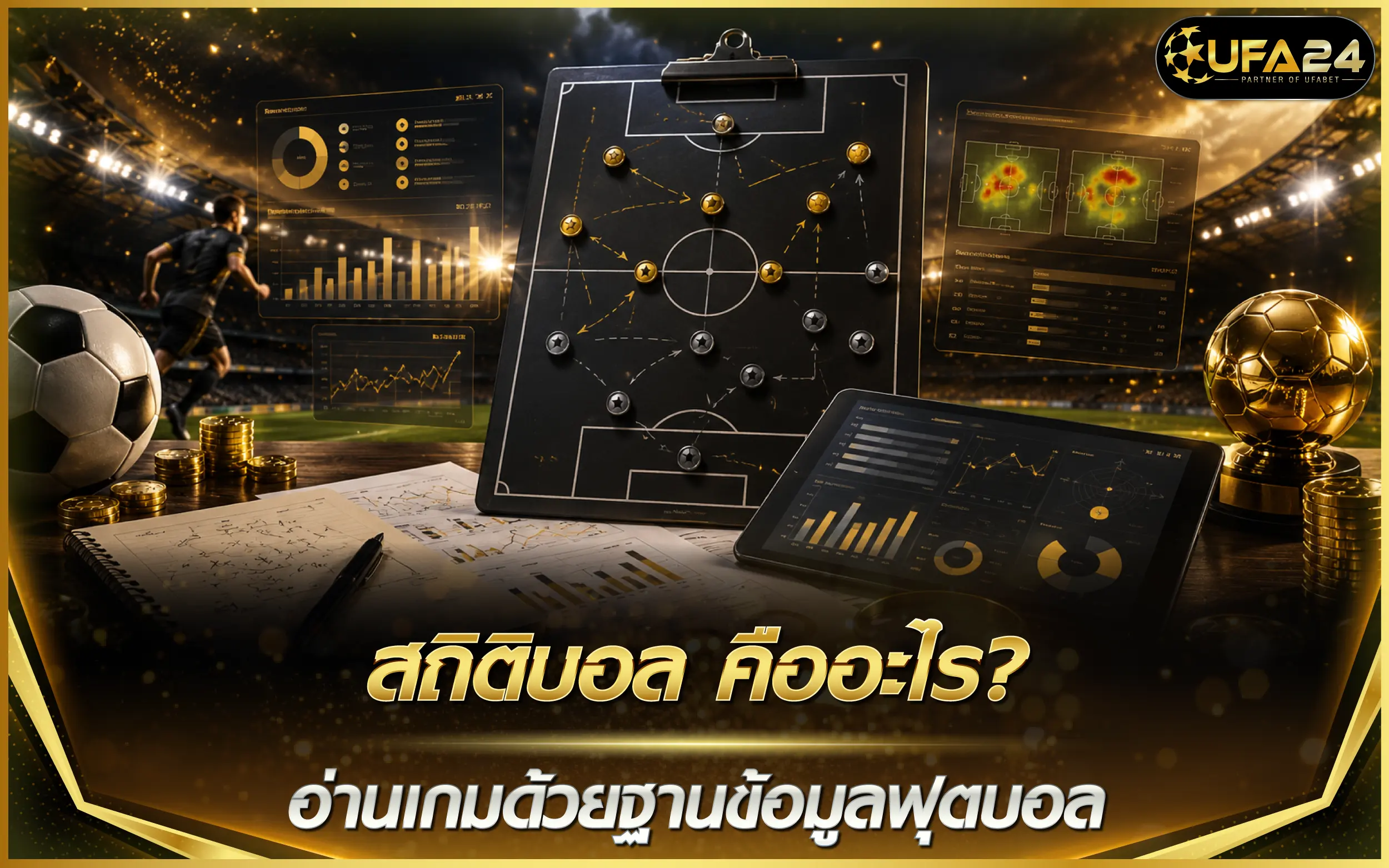 สถิติบอล คืออะไร? อ่านเกมด้วยฐานข้อมูลฟุตบอล โอกาสชนะเดิมพัน