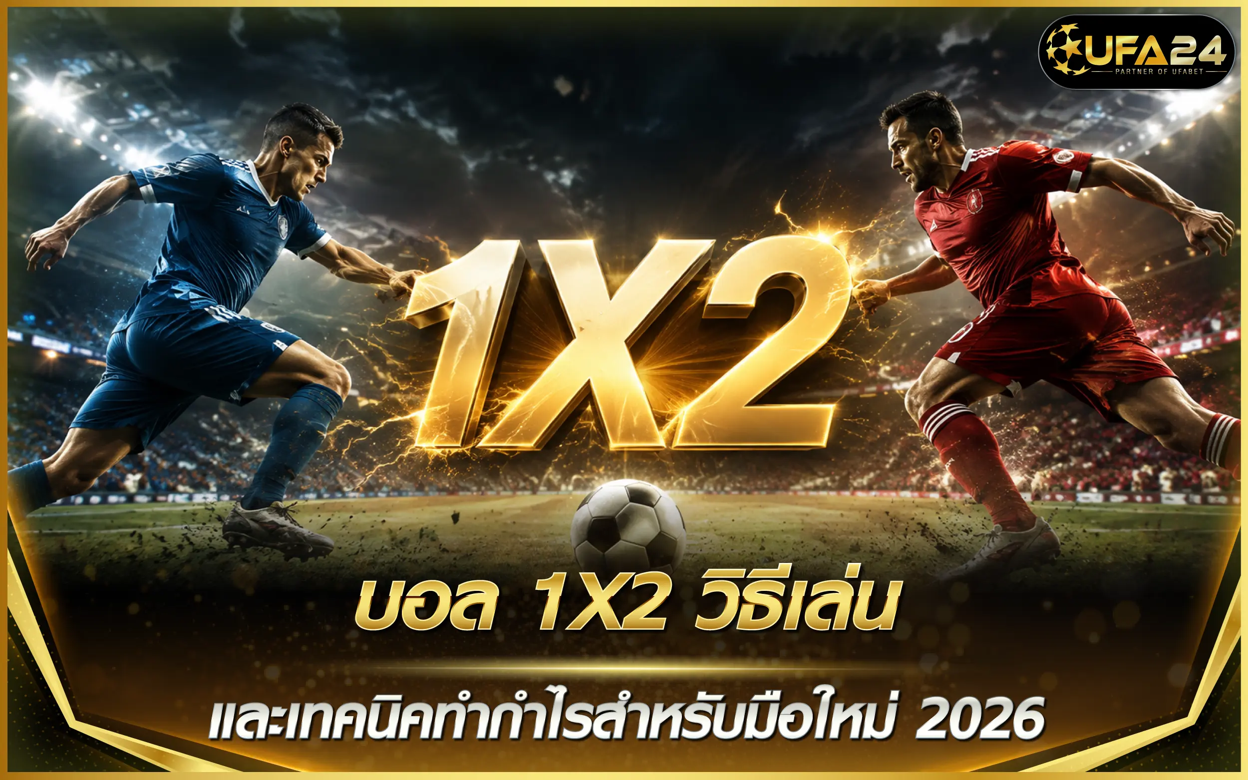 บอล 1X2 วิธีเล่น และเทคนิคทำกำไรสำหรับมือใหม่ 2026